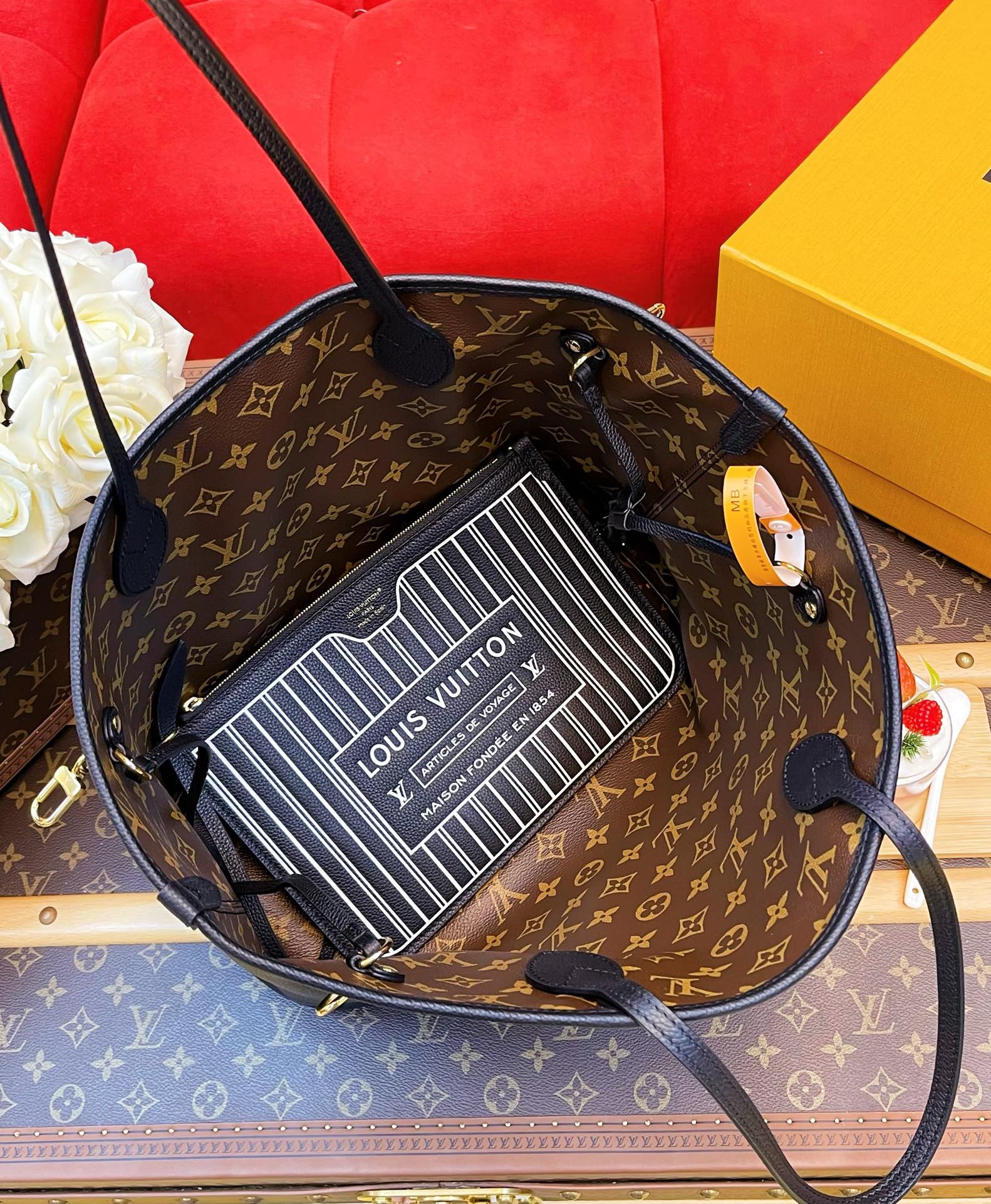 LV Neverfull Inside Out MM - Image 6