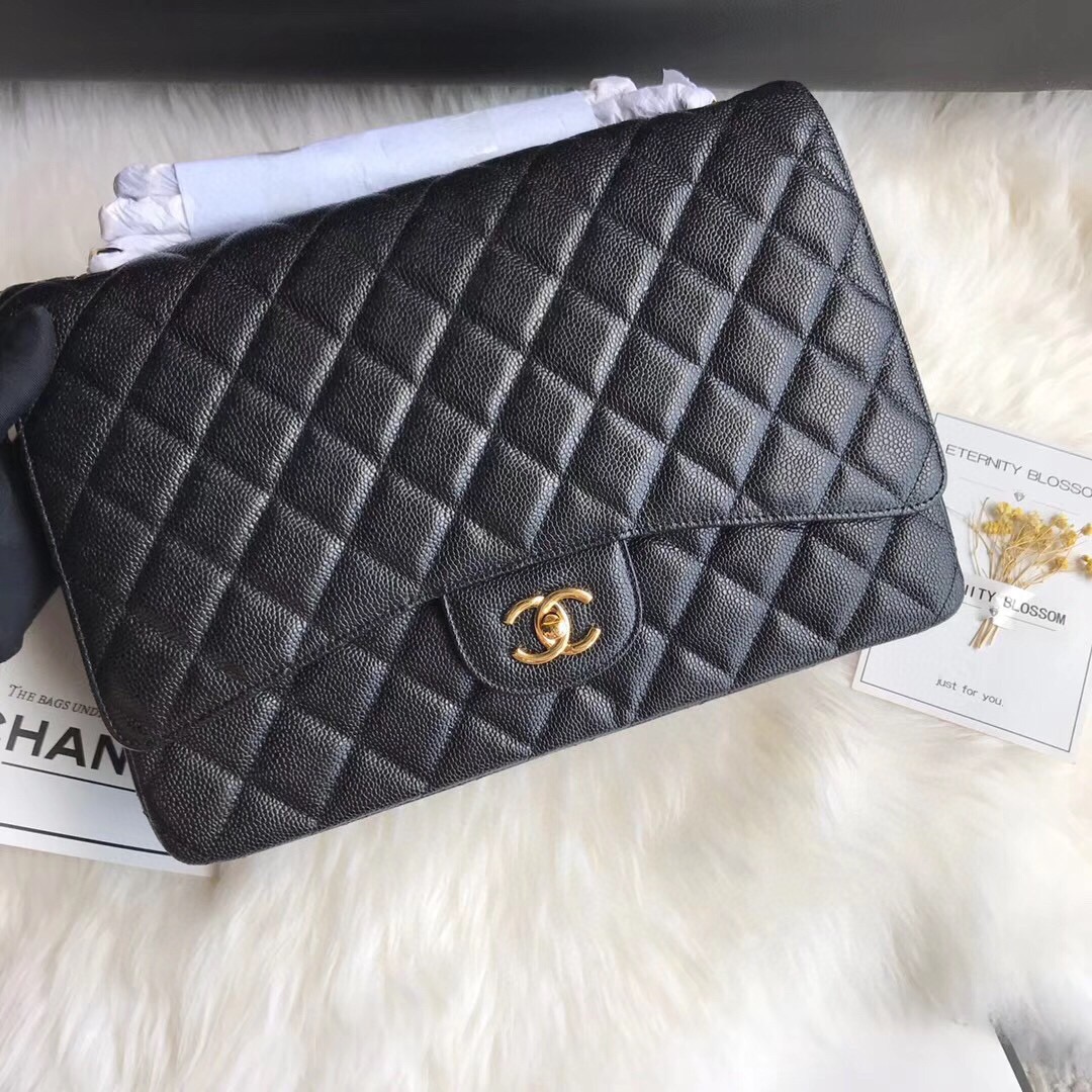 Chanel Maxi Classic Handbag - Image 3